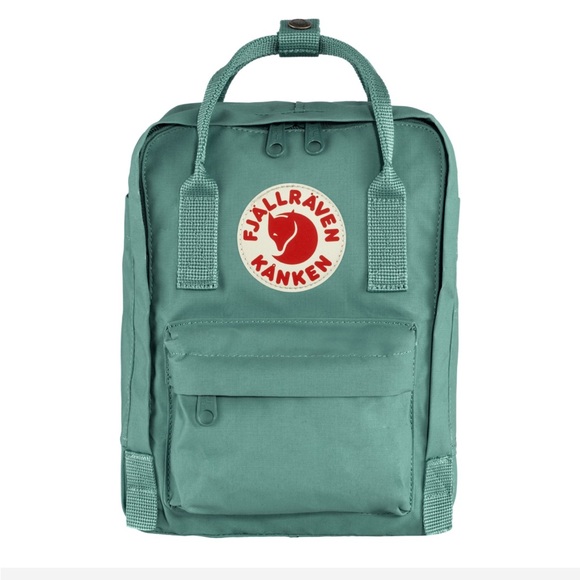 Fjallraven Kånken Mini Backpack in Teal and Pink - Picture 7 of 8